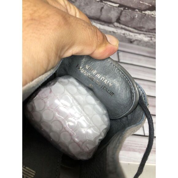 Just Cavalli Taupe Croc Leather Suede Fabric Designer Oxfords Shoes Men Sz 48EU - Picture 4 of 16